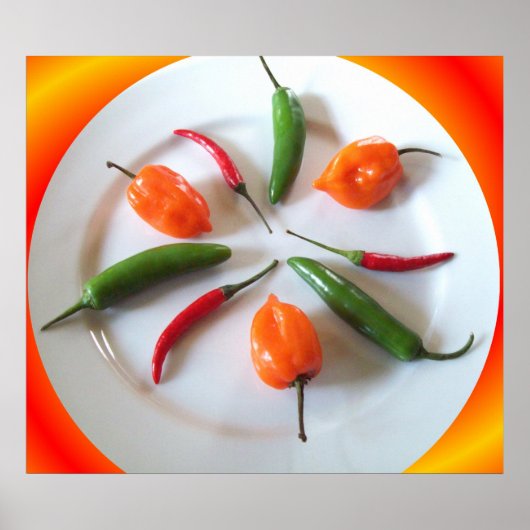 Hot Paprikaschoten 3 Poster (Vorne)