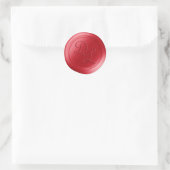Hot Pepper 2 Letter Monogram Wax Siegel Stickers (Tasche)
