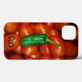 Hot Pepper Cool Tomate Personalisiert Case-Mate iPhone Hülle (Rückseite (Horizontal))