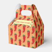 Hot Pepper Diva Individuelle Name Geschenkschachtel (Rückseite)