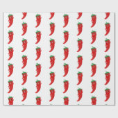 Hot Pepper Diva Muster Zeichnend Geschenkpapier (Flach)