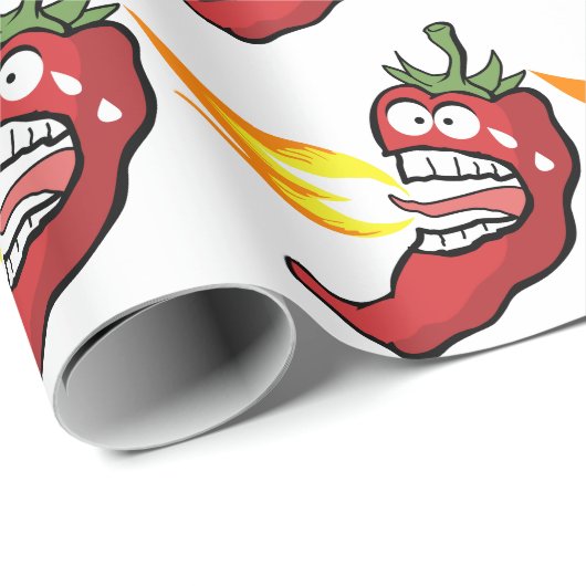 Hot Pepper Geschenkpapier (Rolleneckpunkt)