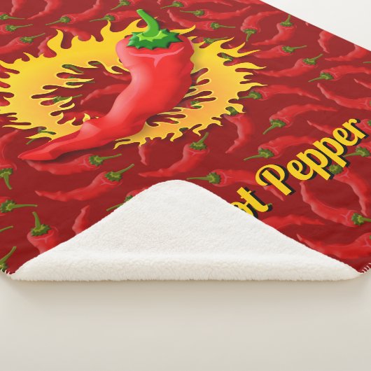 Hot Pepper mit Flamme Sherpadecke (3/4)