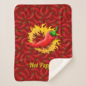 Hot Pepper mit Flamme Sherpadecke (Vorderseite)