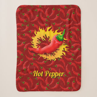 Hot Pepper mit Flamme Sherpadecke