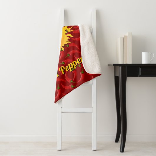 Hot Pepper mit Flamme Sherpadecke (Beispiel)