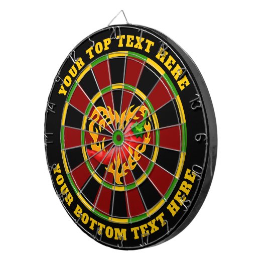 Hot Pepper mit Herzflame Dartscheibe (Vorderseite rechts)