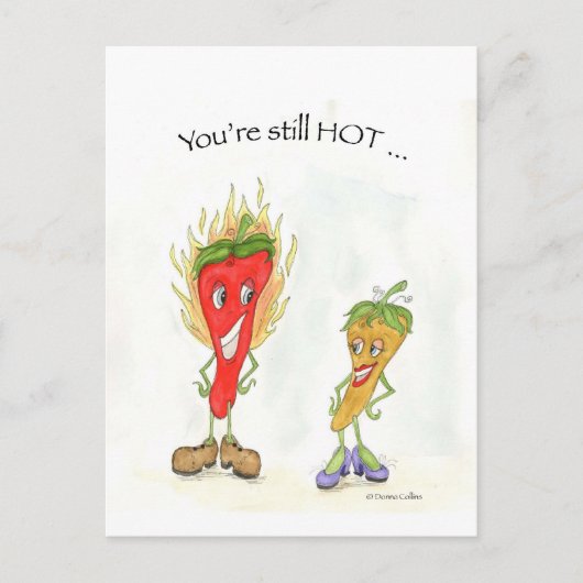 Hot Pepper Postkarte (Vorderseite)