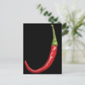 Hot Pepper Postkarte (Stehend Vorderseite)