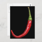 Hot Pepper Postkarte (Vorne/Hinten)