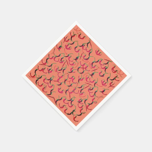 Hot Pepper Serviette (Ecke)
