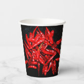 Hot Pepper - Standopapier Pappbecher (Rückseite)