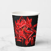Hot Pepper - Standopapier Pappbecher (Vorderseite)