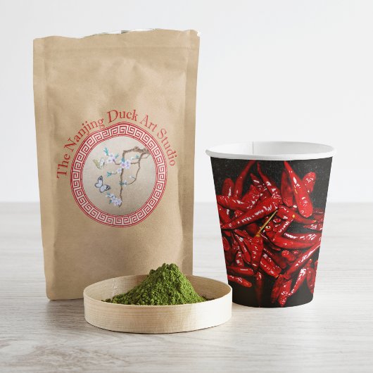 Hot Pepper - Standopapier Pappbecher