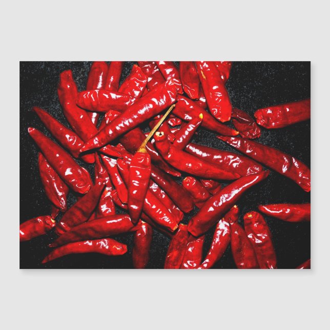 Hot Pepper - Stillleben Magnetkarte (Vorderseite)