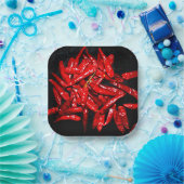 Hot Pepper - Stillleben Pappteller (Party)