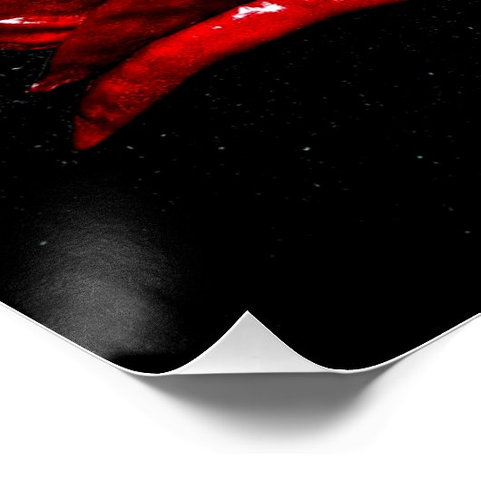 Hot Pepper - Stillleben Poster (Ecke)