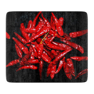 Hot Pepper - Stillleben Schneidebrett