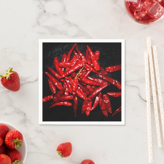 Hot Pepper - Stillleben Serviette (Beispiel)