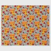 Hot Pepperoni Geschenkpapier (Flach)