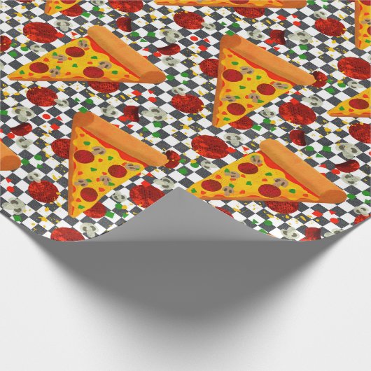 Hot Pepperoni Geschenkpapier (Ecke)