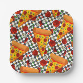 Hot Pepperoni     Pappteller (Vorderseite)