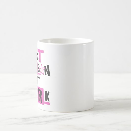 Hot Person At Work Funny Workplace Humor Kaffeetasse (Mittel)