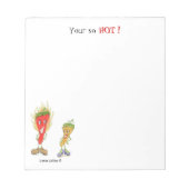 Hot-Pfeffer Notizblock (Vorderseite)