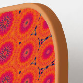 Hot Pickle Ball Paddel. Spaß, helles Design. Pickleball Schläger (Linke Seite)