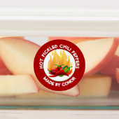 Hot Pickled Chili Paprikaschoten Etiketten (Befestigt)