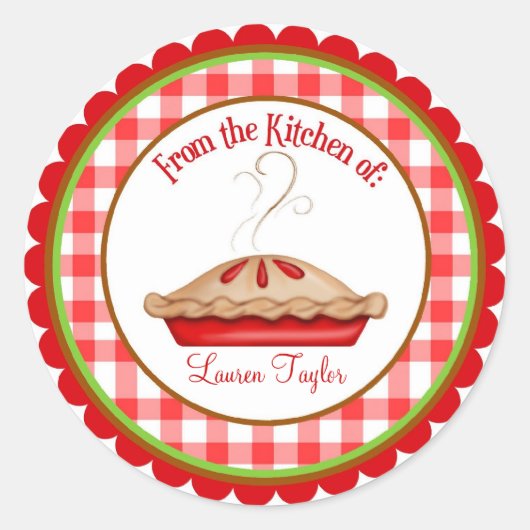 Hot Pie Backen Kochen Kochen Sticker (Vorderseite)