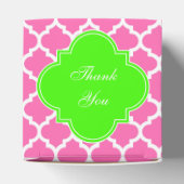 Hot Pink2 Welch marokkanische #5 Lime Green Name M Geschenkschachtel (Oben)