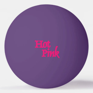 Hot Pink 1 sterne lila Tischtennisplatte Tischtennisball