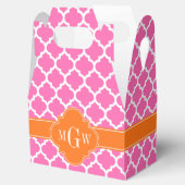 Hot Pink#2 Marokkanisch #5 Pumpkin 3 Initialmonogr Geschenkschachtel (Geöffnet)