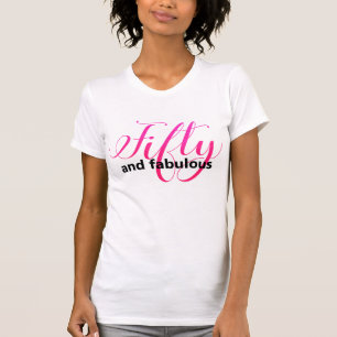 Hot Pink 50 Fantastisches 50. Geburtstagsgeschenk T-Shirt