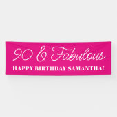 Hot Pink 90 und fabulous Banner (Horizontal)