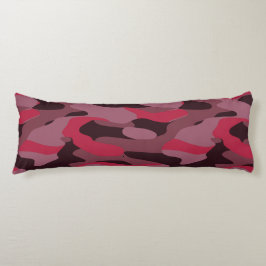 Hot pink and Burgundy Camo Seitenschläferkissen