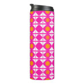 Hot pink and orange tumbler thermosbecher (Nach rechts gedreht)