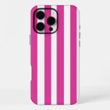 Hot Pink and White Stripes