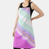 Hot Pink and White Strips Schürze (InSitu)