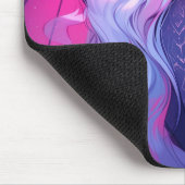 Hot Pink Anime Girl Succubus Koakuma Kleiner Teufe Mousepad (Ecke)