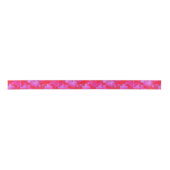 Hot Pink Art Deco Satinband (Vorderseite)