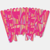 Hot Pink Art Popcorn Box Geschenkschachtel (Ungeklappt)