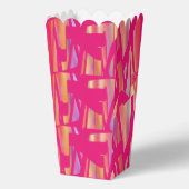 Hot Pink Art Popcorn Box Geschenkschachtel (Vorderseite)