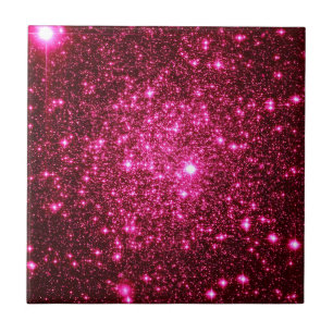 Hot Pink Astral Glitzer Fliese
