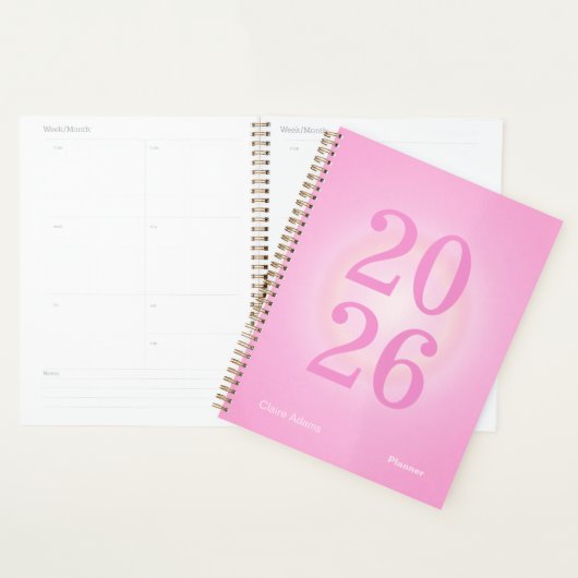 Hot Pink Aura Big Year Planner Planer (Anzeige)