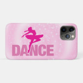 Hot Pink Ballerina Tanz Sparkasse Case-Mate iPhone Hülle (Rückseite (Horizontal))