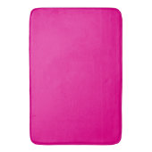 Hot Pink Bath Mat Badematte (Vorderseite Vertikal)