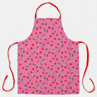 Hot Pink Berry Cherry Küche Schürze