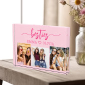 Hot Pink Besties Freunde 3 Foto Collage Keepake